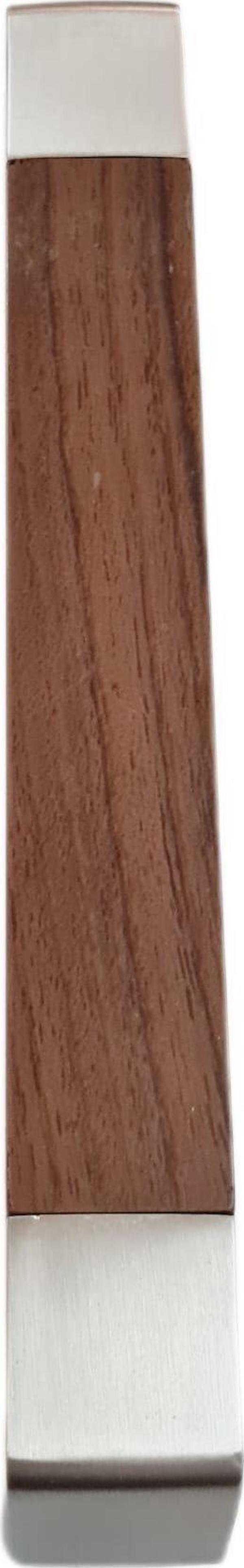 Metal İnox Ayak Ceviz Desenli 224 mm Kulp | 7 Adet Dolap ve Çekmece Kulbu - Image 1