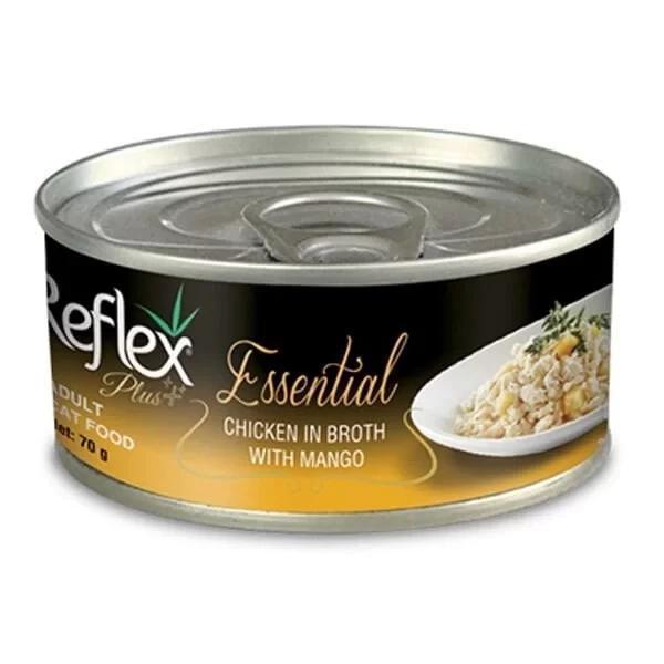 Reflex Plus Tavuk ve Mangolu Yetişkin Konserve Kedi Maması 70 Gr - Image 1