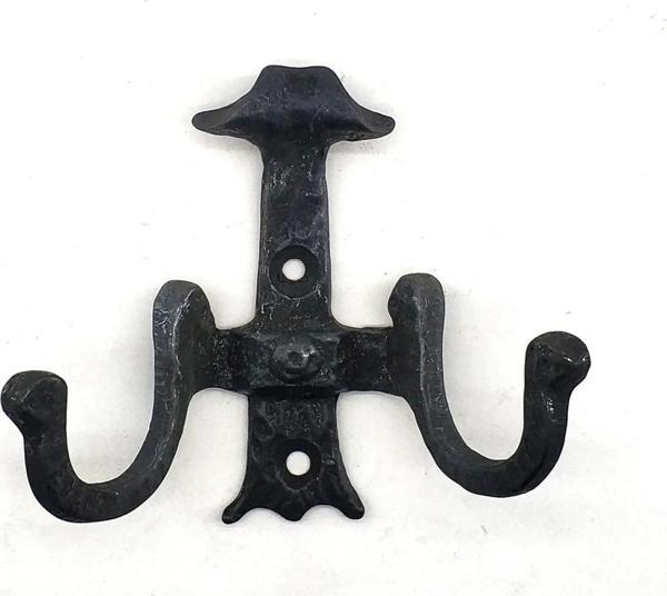 Antika Tarz Dekoratif Pirinç Gemici Askı - 85x94 Mm, Oksit - Image 1