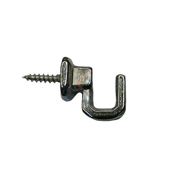 Vidalı Kanca, Askı Küçük - 15x18mm, Nikel - 100 Adet - Image 1