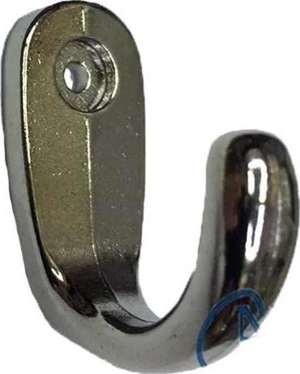 Büyük Tekli Fincan Askı, Dekor Askısı - Nikel, 12x23x30 Mm - Image 1