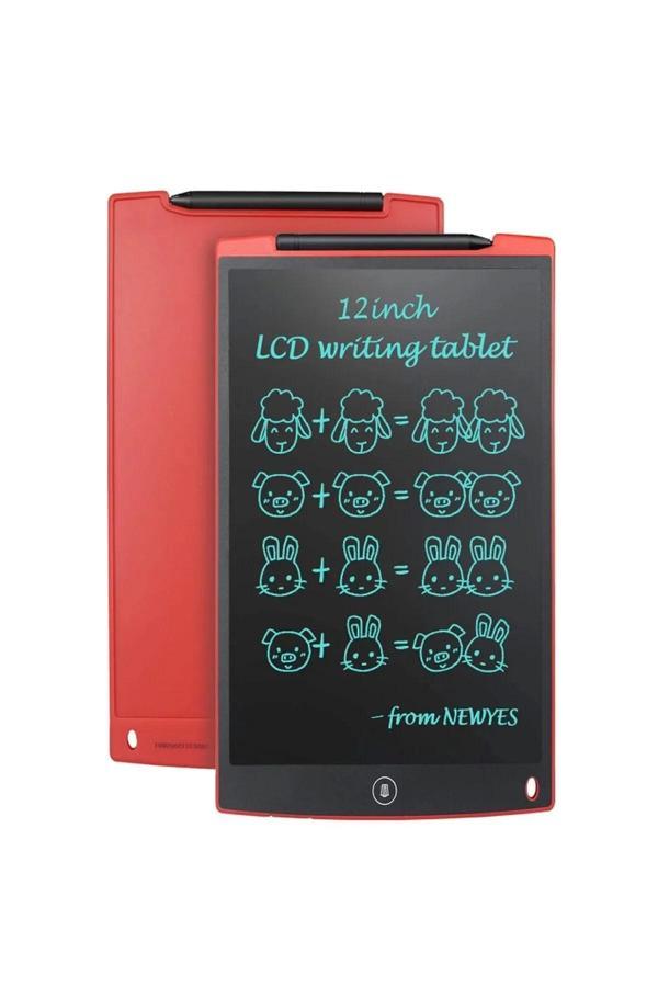 12 Inc Writing Lcd Grafik Dijital Kalemli Çizim Tableti Yazı Tahta Not Yazma Eğitim Tableti - Image 1