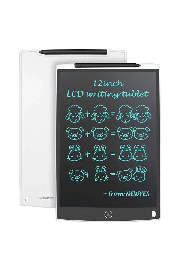 12 Inc Writing Lcd Grafik Dijital Kalemli Çizim Tableti Yazı Tahta Not Yazma Eğitim Tableti - Image 1