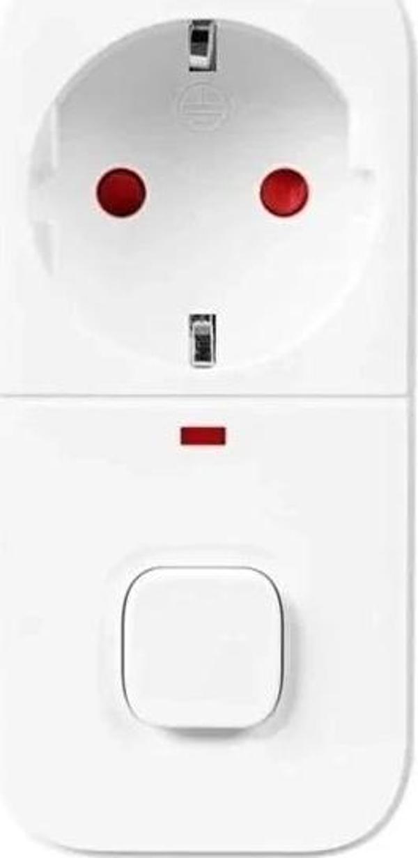 Isıya Duyarlı Devre Ve Akım Korumalı Duvar Tekli Anahtarlı Priz Fiş 16a/250v 750 - Image 1
