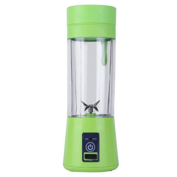 Portatif Taşınabilir Usb Şarjlı Mikser El Blender Yeşil 380 - Image 1
