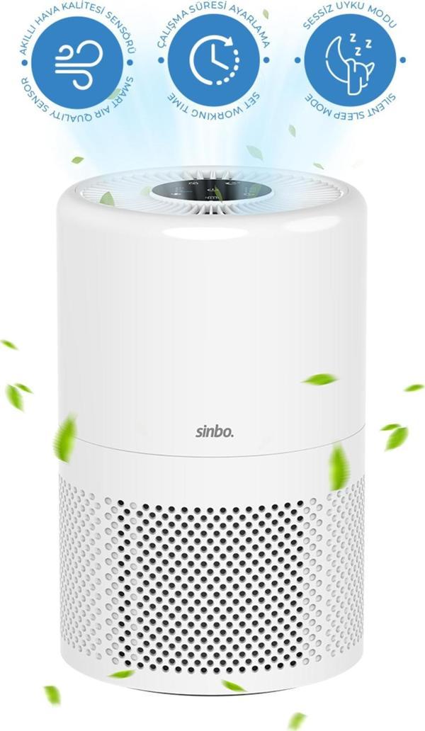 Sinbo SAP-5507 Hava Temizleme Cihazı Beyaz - Image 1