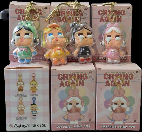 Crying Again Cry Baby (blind Box)(dupe) Çanta Charmı Aksesuar Anahtarlık 16 CM - Image 1