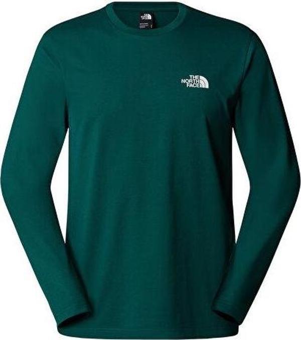 The North Face M L/S Simple Dome Tee Erkek Günlük Uzun Kollu Tişört NF0A87QN6GI1 Yeşil - Image 1