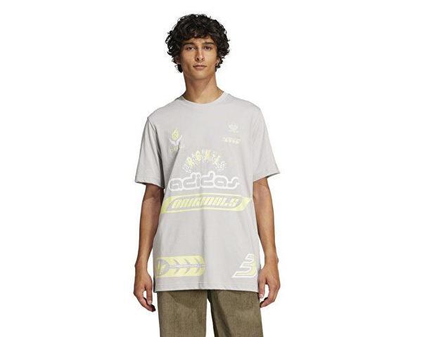 Adidas Q12 Ts Sponsor Erkek Günlük Tişört JP0195 Gri - Image 1