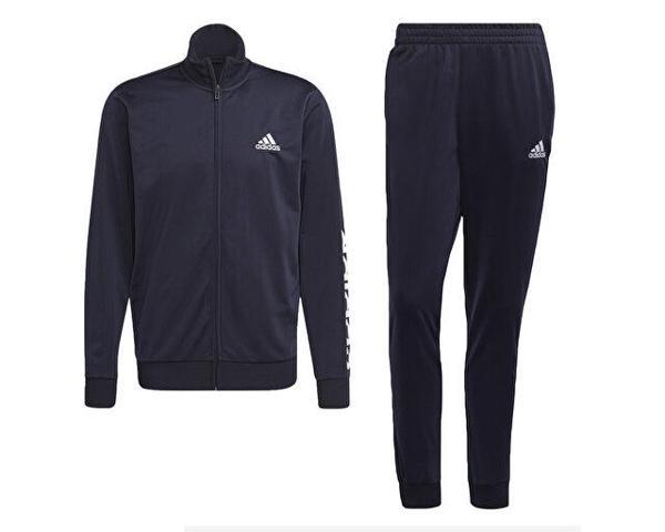 adidas M Lin Tr Tt Ts Erkek Günlük Eşofman Takımı GK9655 Siyah - Image 1