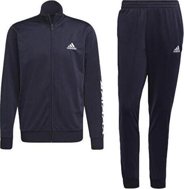 adidas M Lin Tr Tt Ts Erkek Günlük Eşofman Takımı GK9655 Siyah - Image 1