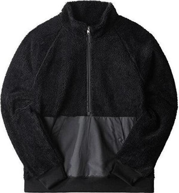 The North Face M Ridge Fleece 1/4 Zip Erkek Outdoor Polar Ceket NF0A5A82JK31 Siyah - Image 1