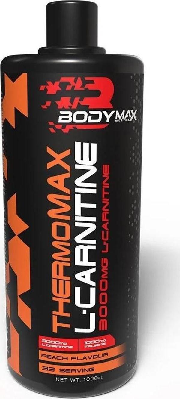Bodymax Thermomax Thermo L-Karnitin Sıvı 1000 ml (33 Servis) – Şeftali Aromalı - Image 1
