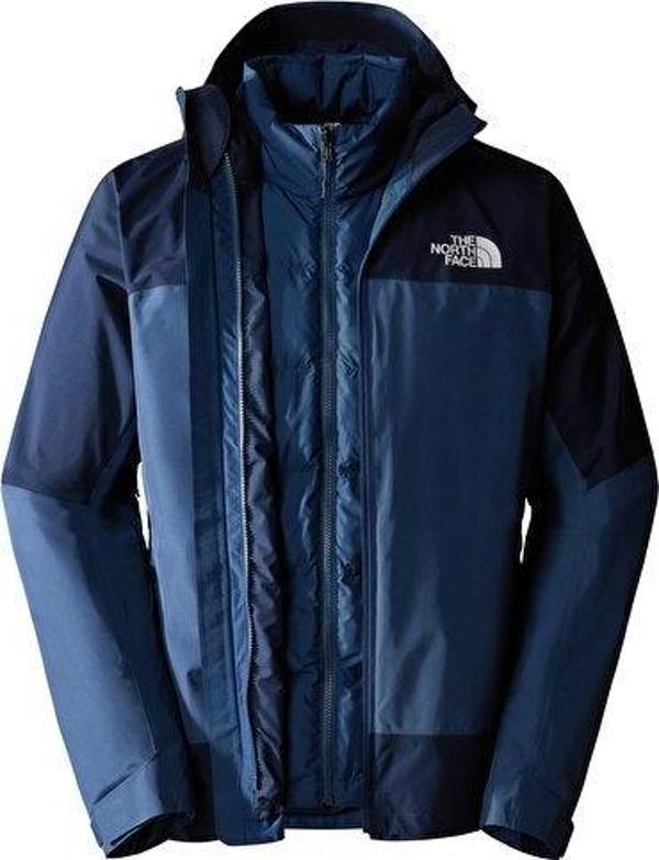 The North Face M Mountain Light Triclimate Gtx Jacket Erkek Outdoor Montu NF0A84FC9261 Lacivert - Image 1