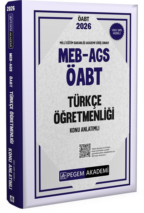 2026 MEB AGS ÖABT Türkçe Öğretmenliği Konu Anlatımlı - Pegem Akademi Yayıncılık - Image 1