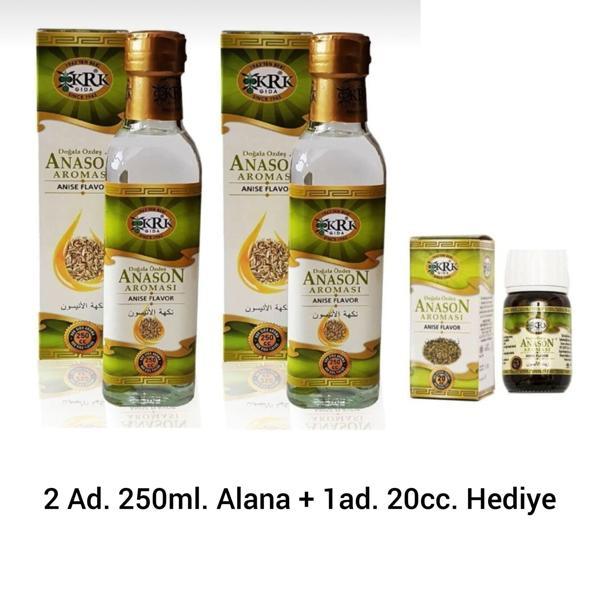 Krk Anason Aroması 2 x 250 ml. + 20cc Hediyeli - Image 1