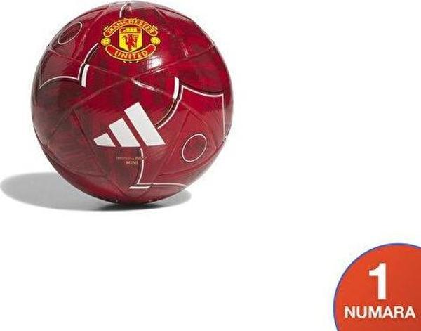 Adidas Mufc Mini Home Futbol Topu JP3060 Kırmızı - Image 1