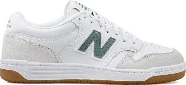 New Balance 480 Beyaz Modeli Koleksiyonu Unisex Günlük Ayakkabı BB480LYG Beyaz - Image 1