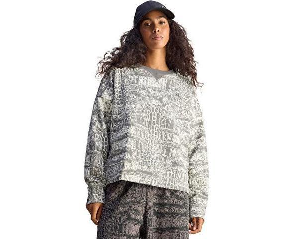 adidas By Stella Mccartney Loose Ss P Kadın Günlük Sweatshirt JW4648 Mor - Image 1