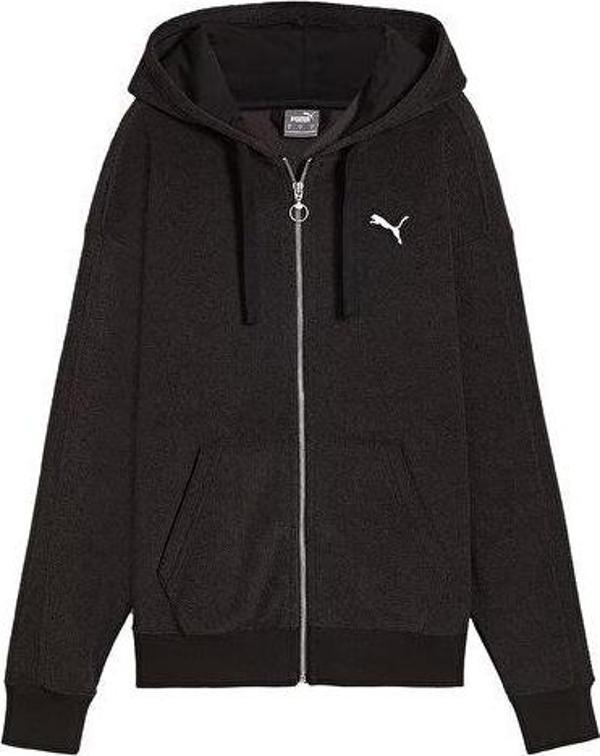 Puma Her Full-Zip Hoodie Kadın Günlük Ceket 68163601 Siyah - Image 1