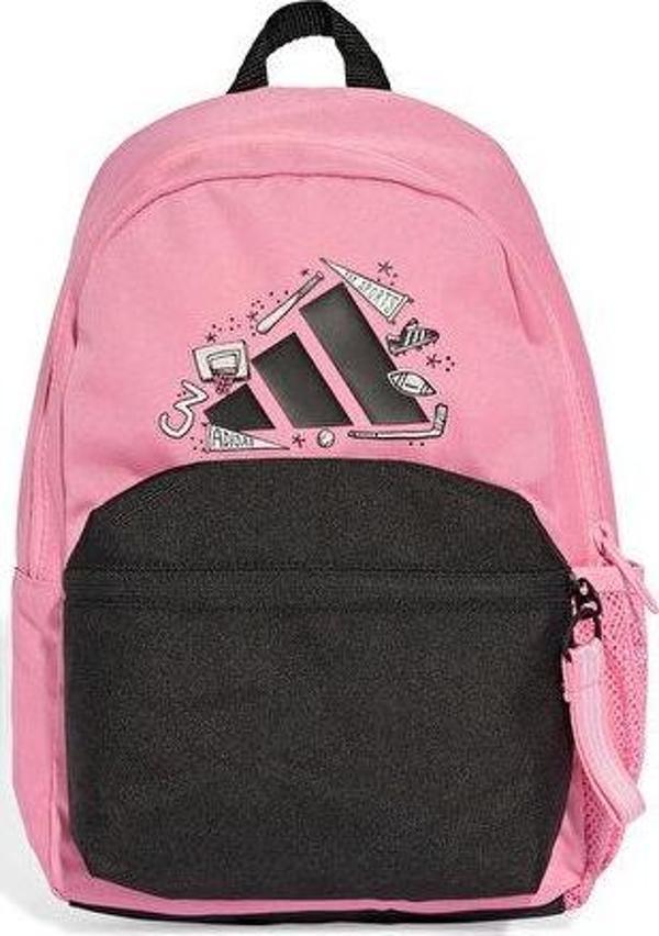 adidas Lk Doodle Bpk Sırt Çantası-En: 25 cm, Boy: 34 cm, Derinlik: 11 cm JW5193 Pembe - Image 1