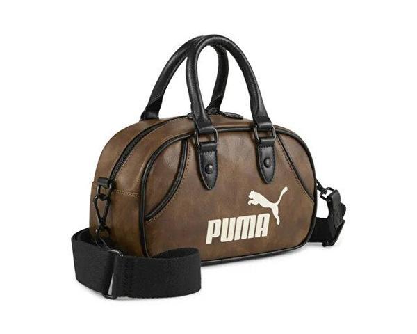 Puma Archive Mini Grip Bag Omuz Çantası-En: 22 cm, Boy: 13,5 cm, Derinlik: 9,5 cm 09113704 Kahverengi - Image 1