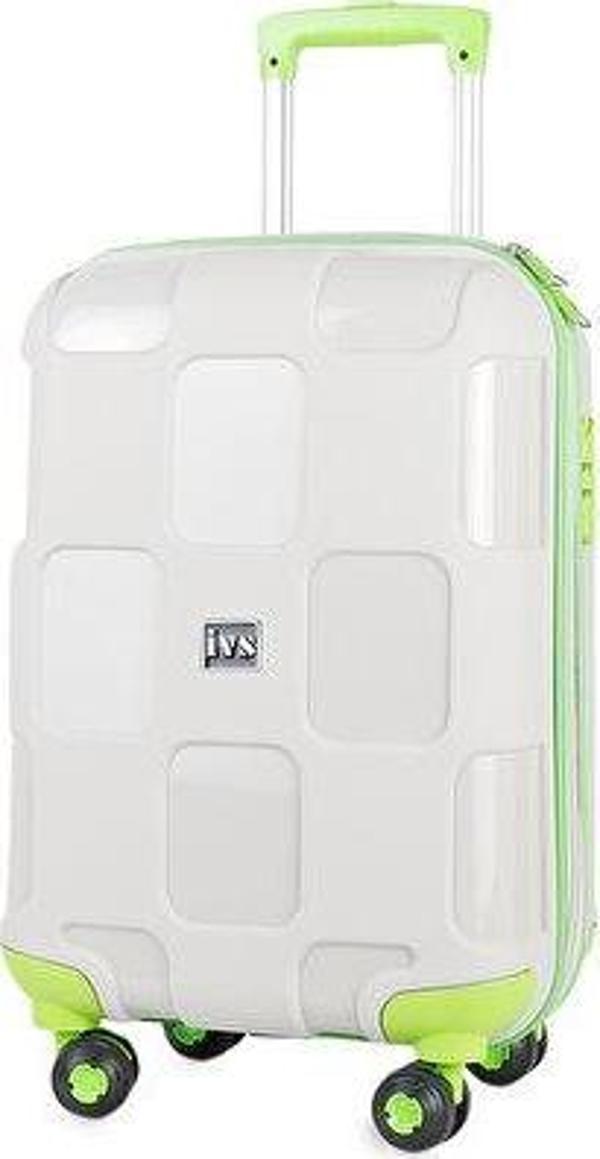 Ivs Bej Yeşil Kare Kabin Boy Kabin Boy Seyahat Çantası PP4040-175-S Bej - Image 1