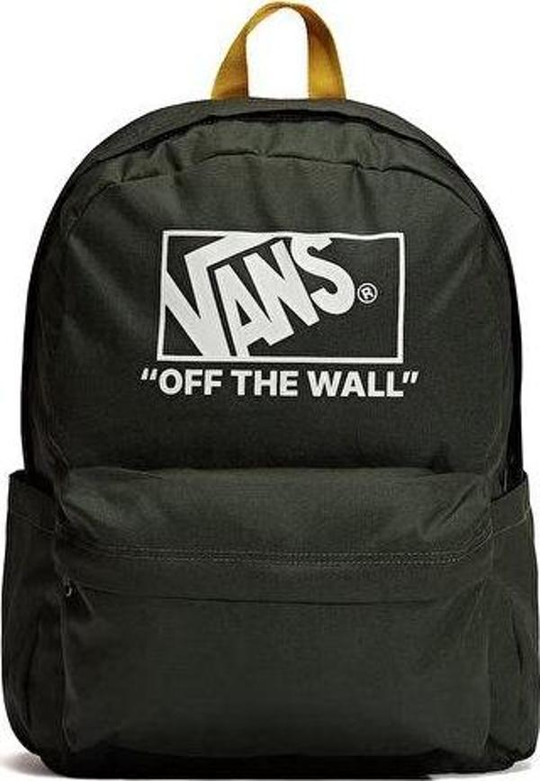 Vans Old Skool Backpack Sırt Çantası-En: 32,4 cm, Boy: 42,5 cm, Derinlik: 12,1 cm VN000H4WEMU1 Haki - Image 1