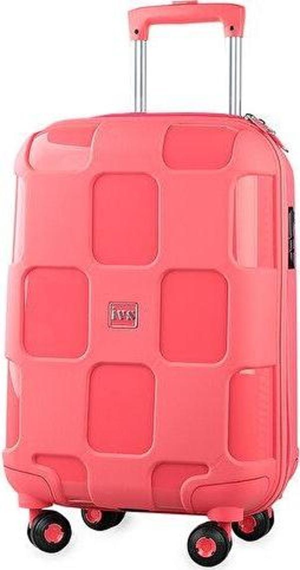 Ivs Fusya Kare Buyuk Boy Büyük Boy Seyahat Çantası PP4040-610-L Pembe - Image 1