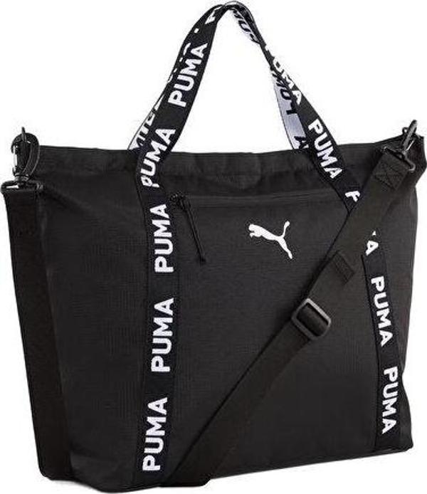 Puma At Ess Shopper Omuz Çantası-En: 50 cm, Boy: 50 cm, Derinlik: 15 cm 09185601 Siyah - Image 1