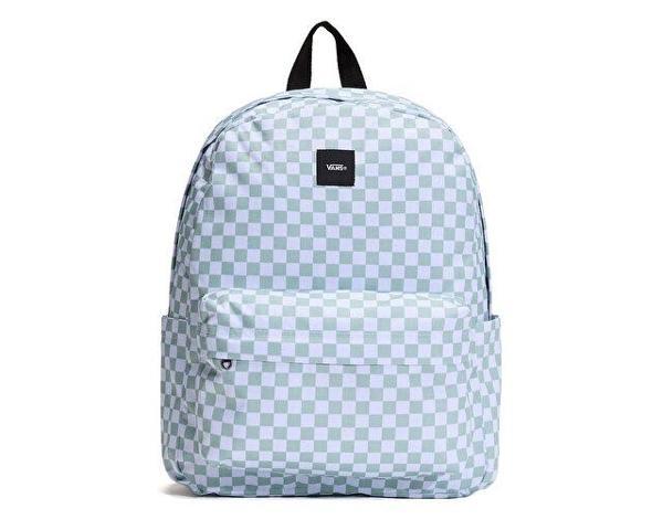 Vans Old Skool Check Backpack Sırt Çantası-En: 32,4 cm, Boy: 42,5 cm, Derinlik: 12,1 cm VN000H4XEMW1 Gri - Image 1