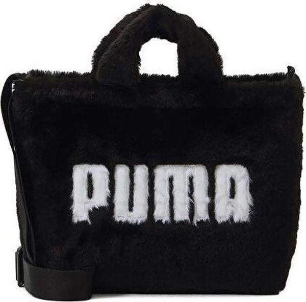 Puma Core Fur Mini Tote Bag Omuz Çantası 9065701 Siyah - Image 1