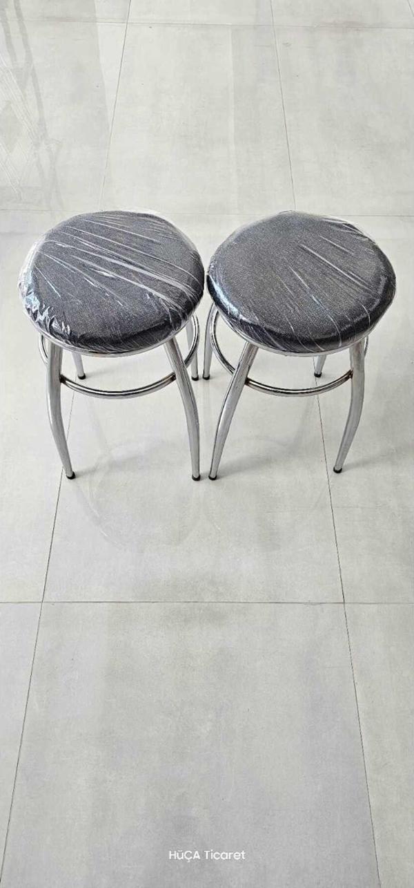 Hkn Amazing Metal Ayaklı Tabure 2 Lı Set - Image 1