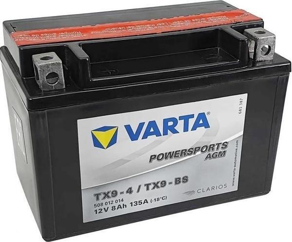 Varta TX9-BS Motosiklet Aküsü 8Ah - Image 1