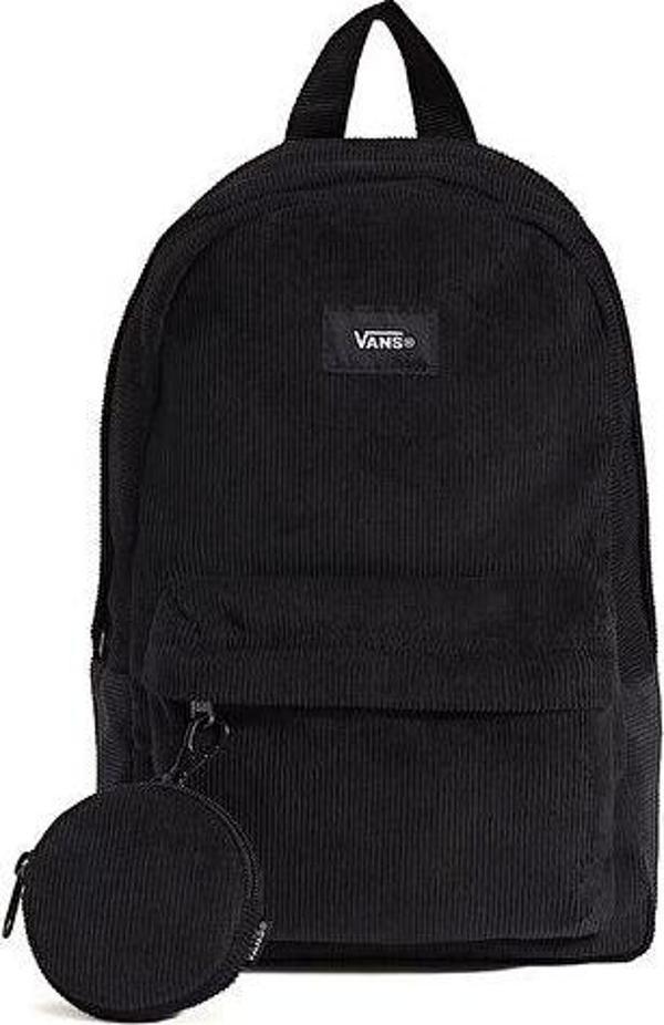 Vans Old Skool Mini Backpack Sırt Çantası-En: 21 cm, Boy: 32 cm, Derinlik: 13 cm VN000Q9ABLK1 Siyah - Image 1