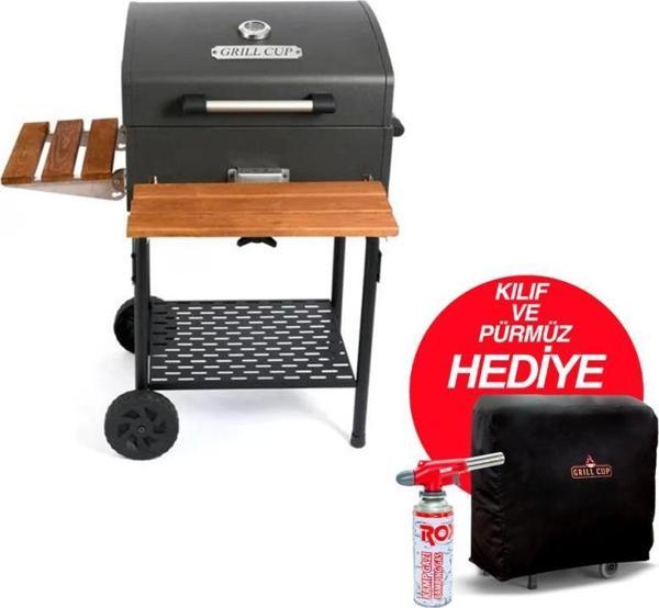 Grill Cup GC-050 Kömürlü Mangal MatSiyah - Image 1