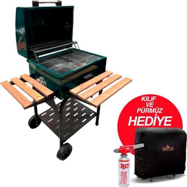 Grill Cup GC-050 Kömürlü Mangal Yeşil - Image 1