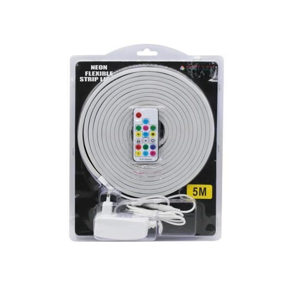 Fujiled 2025 Silikonlu Neon Magic RGB Şerit Led 220v Adaptörlü - Image 1