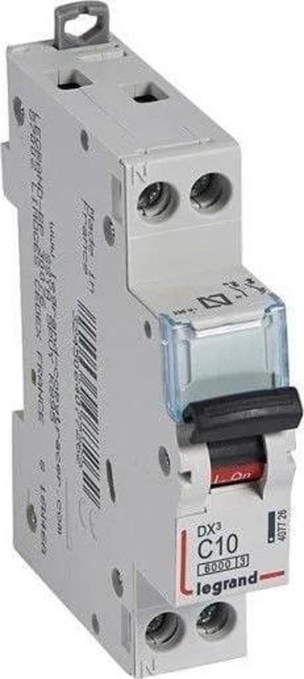 Legrand 407726 Otomatik Sigorta C Tipi 1 Faz+Nötr 10 Amper - Image 1