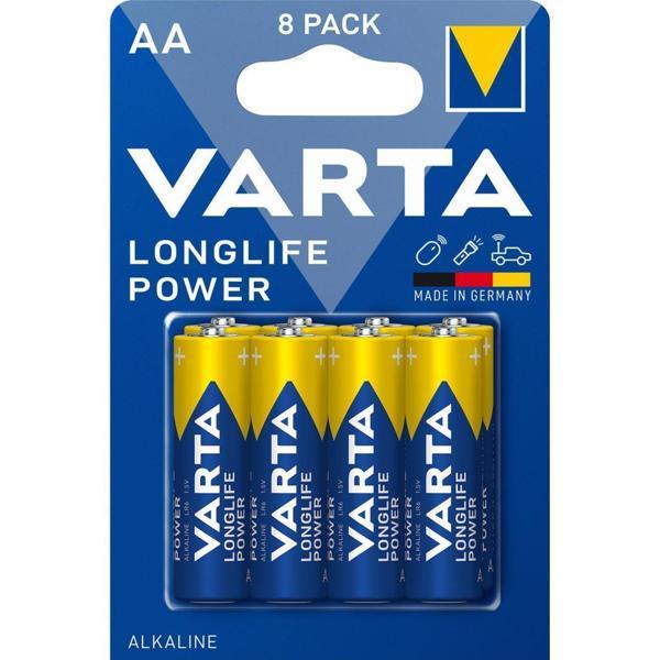 Varta Longlife Power AA Alkalin 8'li Pil  - Image 1