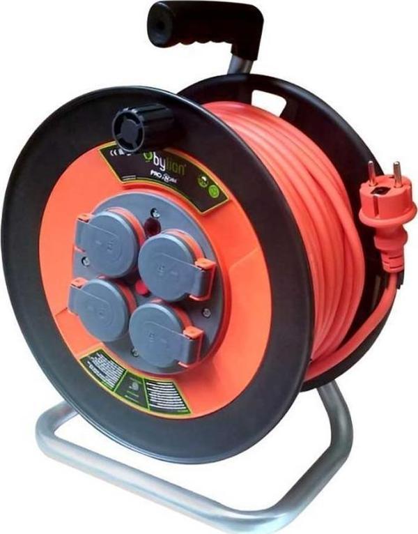 Bylion Seyyar Makaralı Uzatma Kablosu 3x2,5mm 40mt - Image 1