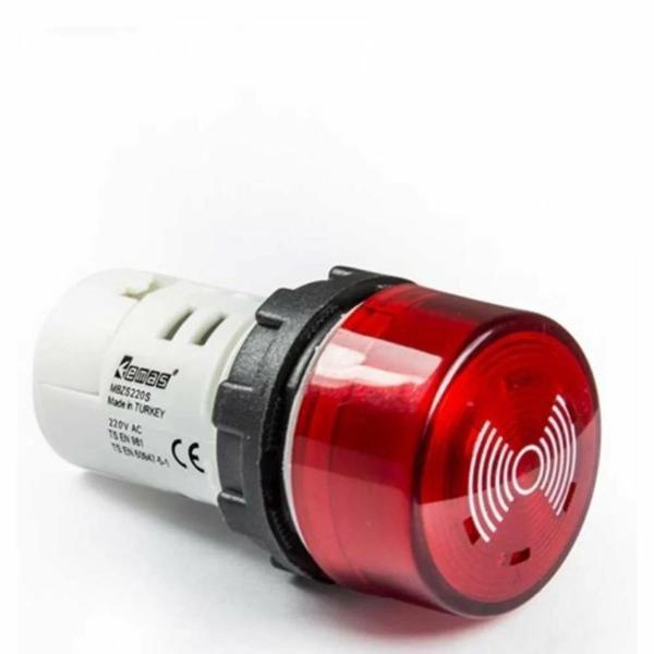 Emas MB Serisi Işıklı Buzzer  24v - Image 1