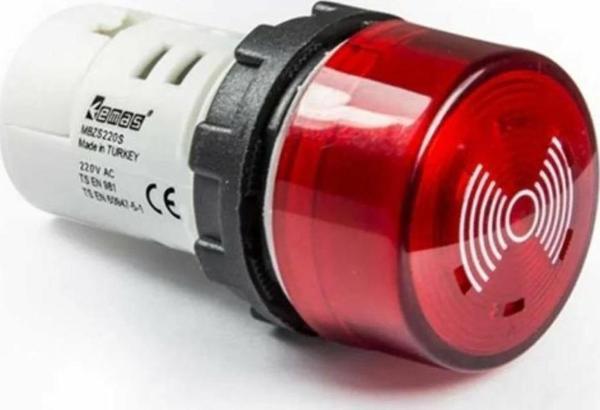 Emas MB Serisi Işıklı Buzzer  24v - Image 1