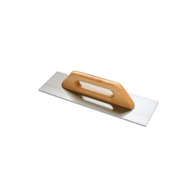 Dekor Paslanmaz Ahşap Saplı Alçı Malası 30cm  - Image 1