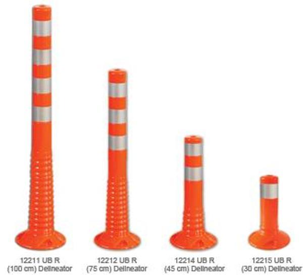 Evelüks Delinatör Esnek Şerit Ayırıcı Hacıyatmaz Turuncu  45cm - Image 1
