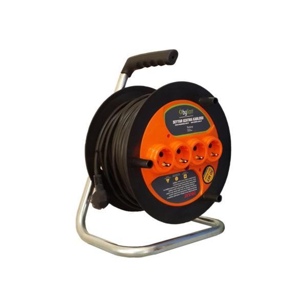 Bylion Seyyar Makaralı Uzatma 3x2,5mm 20mt - Image 1