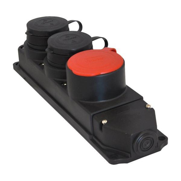 Tplast Kauçuk Üçlü Grup Priz 1x(3x25)-2x(1x16) - Image 1