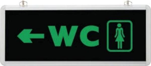 Fujiled Işıklı Bayan WC Gösterge Tabelası  - Image 1