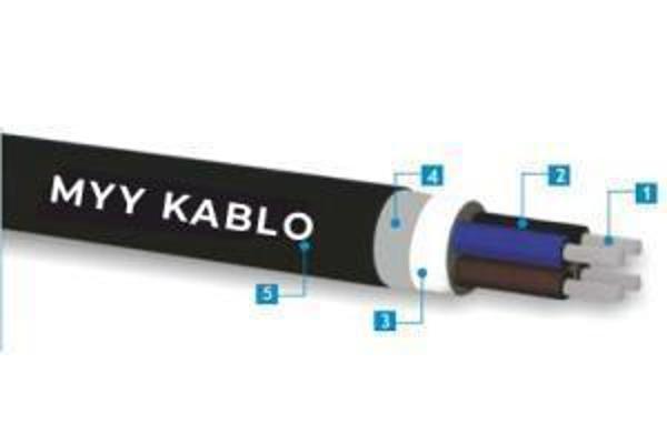Kalaylı MYY Marin Kablo  2x2.5mm - Image 1