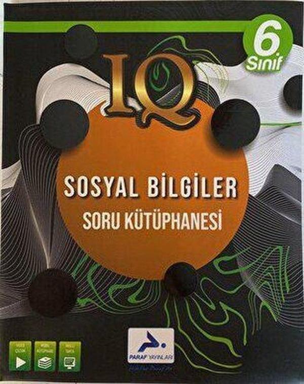 6. Sınıf Sosyal Bilgiler Iq Paraf Soru Kütüphanesi - PRF Paraf Yayınları - Image 1